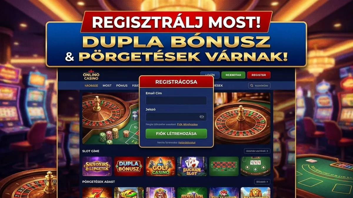 Regisztráció bónusszal
